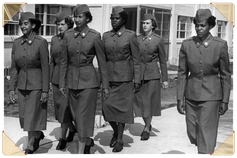 Vintage photograph of military jackets worn by the army.