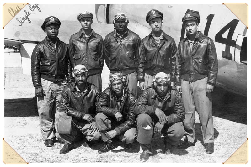 Vintage photograph of military jackets worn by the army.